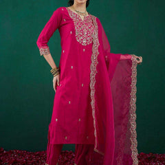 Heavy Roman Silk RIN131 DT-23 Suits & Dresses Wholesale Alia Cut Suits Designer Suits Embroidered Suits