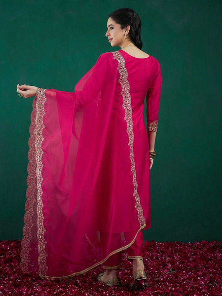 Heavy Roman Silk RIN131 DT-23 Suits & Dresses Wholesale Alia Cut Suits Designer Suits Embroidered Suits