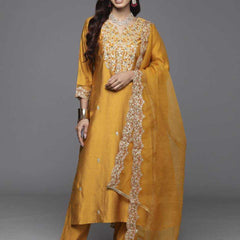 Heavy Roman Silk RIN131 DT-23 Suits & Dresses Wholesale Alia Cut Suits Designer Suits Embroidered Suits