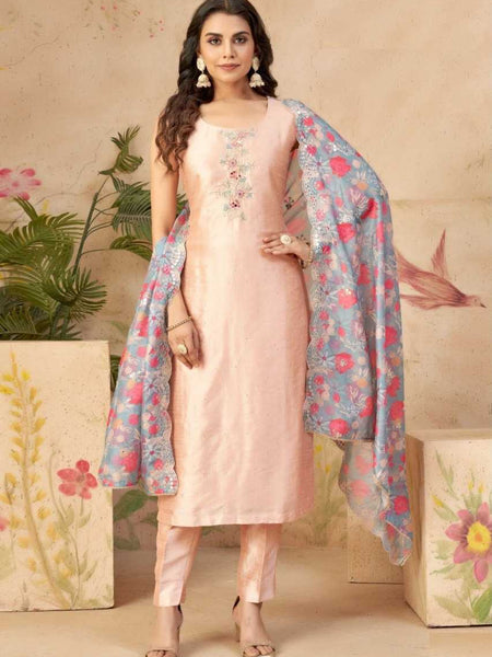 Jacquard RIN197 3148 Suits & Dresses Wholesale Embroidery Suits Party wear suits Handwork Suits