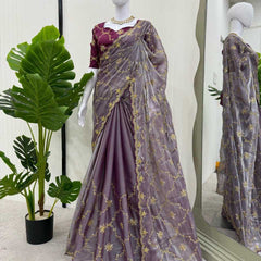 Jimmy Choo RIN133 561 Sarees Wholesale Fancy Sarees Sequence Sarees Weightless Sarees