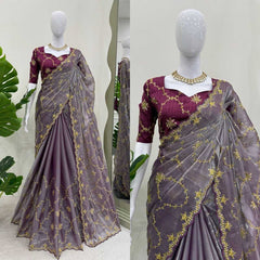 Jimmy Choo RIN133 561 Sarees Wholesale Fancy Sarees Sequence Sarees Weightless Sarees