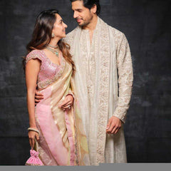 Jimmy Choo RIN215 467 Sarees Bollywood Collections Wholesale Printed Sarees Embroidered Sarees Lace Border Sarees Kiara Advani Sarees