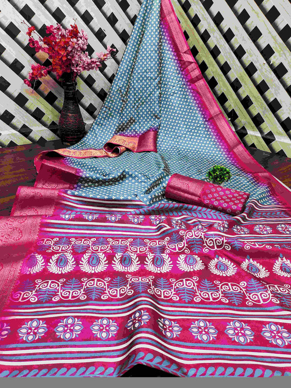 Kanjivaram Silk RIN145 QUEEN Silk Sarees Wholesale Dola Silk Sarees Kanjeevaram Sarees Printed Silk Saree