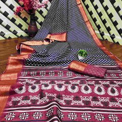 Kanjivaram Silk RIN145 QUEEN Silk Sarees Wholesale Dola Silk Sarees Kanjeevaram Sarees Printed Silk Saree