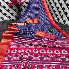 Kanjivaram Silk RIN145 QUEEN Silk Sarees Wholesale Dola Silk Sarees Kanjeevaram Sarees Printed Silk Saree