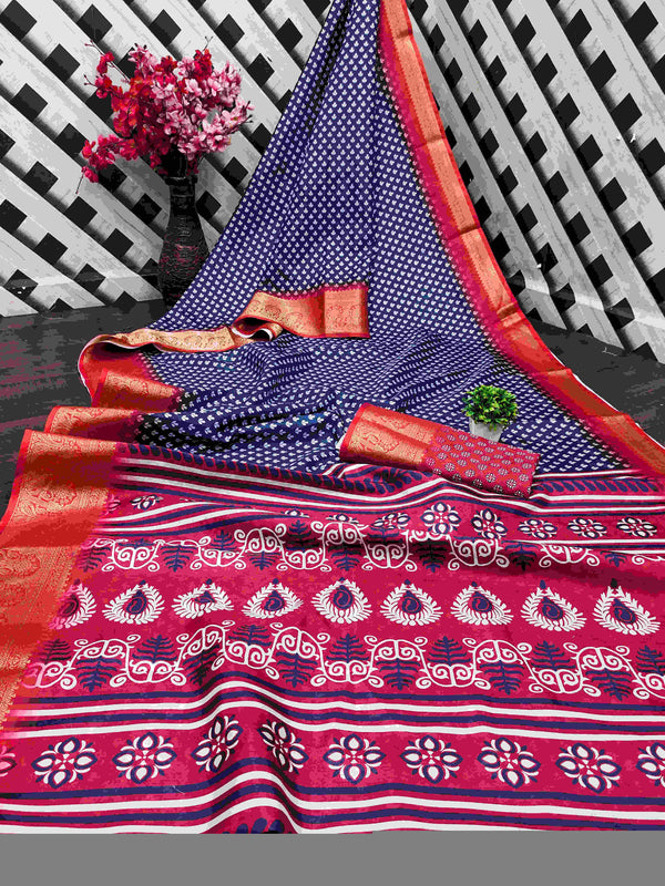 Kanjivaram Silk RIN145 QUEEN Silk Sarees Wholesale Dola Silk Sarees Kanjeevaram Sarees Printed Silk Saree