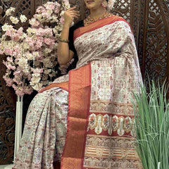 Kanjivaram Silk RIN145 RADHIKA Silk Sarees Wholesale Dola Silk Sarees Kanjeevaram Sarees Printed Silk Saree