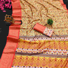 Kanjivaram Silk RIN145 RADHIKA Silk Sarees Wholesale Dola Silk Sarees Kanjeevaram Sarees Printed Silk Saree