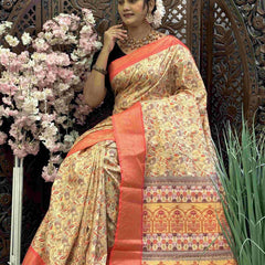 Kanjivaram Silk RIN145 RADHIKA Silk Sarees Wholesale Dola Silk Sarees Kanjeevaram Sarees Printed Silk Saree