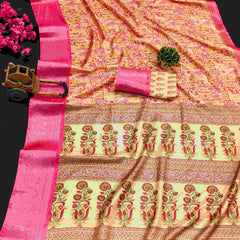 Kanjivaram Silk RIN145 RADHIKA Silk Sarees Wholesale Dola Silk Sarees Kanjeevaram Sarees Printed Silk Saree