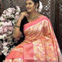 Kanjivaram Silk RIN145 RADHIKA Silk Sarees Wholesale Dola Silk Sarees Kanjeevaram Sarees Printed Silk Saree