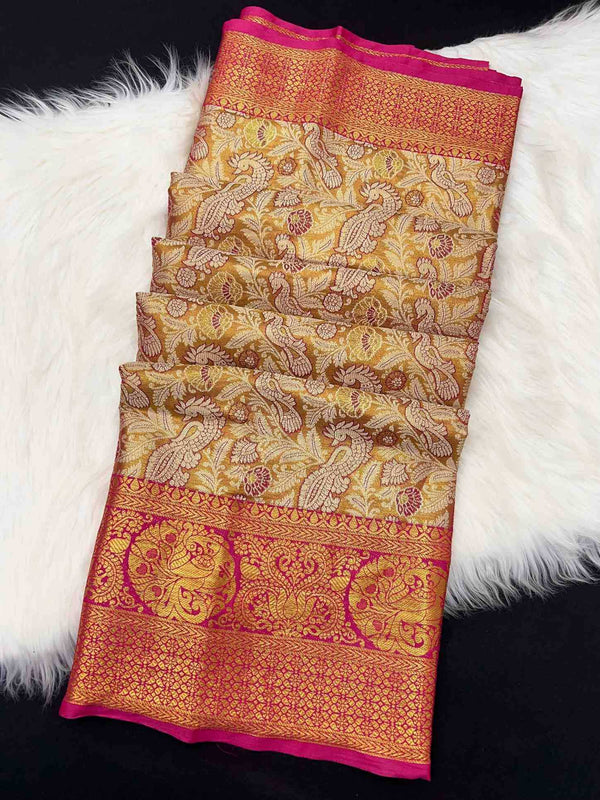 Kanjivaram Silk RIN209 ST-Vol-01 Silk Sarees Wholesale Banarasi Silk Sarees Paithani Sarees Fancy Silk Sarees