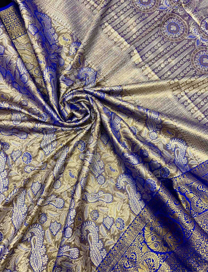 Kanjivaram Silk RIN209 ST-Vol-01 Silk Sarees Wholesale Banarasi Silk Sarees Paithani Sarees Fancy Silk Sarees