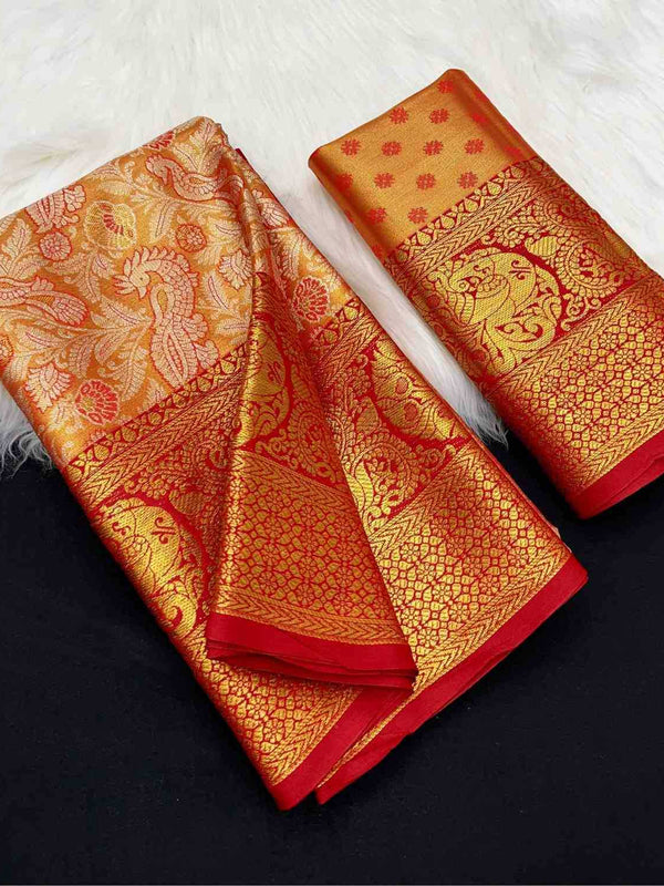 Kanjivaram Silk RIN209 ST-Vol-01 Silk Sarees Wholesale Banarasi Silk Sarees Paithani Sarees Fancy Silk Sarees