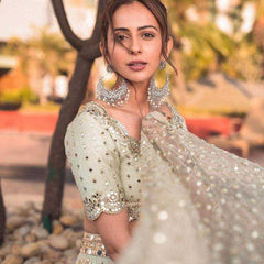 Mulberry RIN213 H5 Lehengas Wedding Collections Bollywood Collections Wholesale Designer Lehenga Wedding Lehenga Rakul Preet