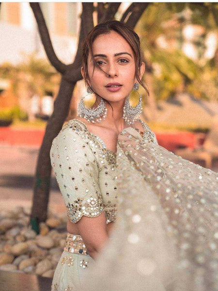Mulberry RIN213 H5 Lehengas Wedding Collections Bollywood Collections Wholesale Designer Lehenga Wedding Lehenga Rakul Preet