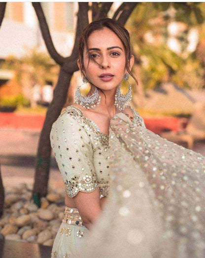 Mulberry RIN213 H5 Lehengas Wedding Collections Bollywood Collections Wholesale Designer Lehenga Wedding Lehenga Rakul Preet