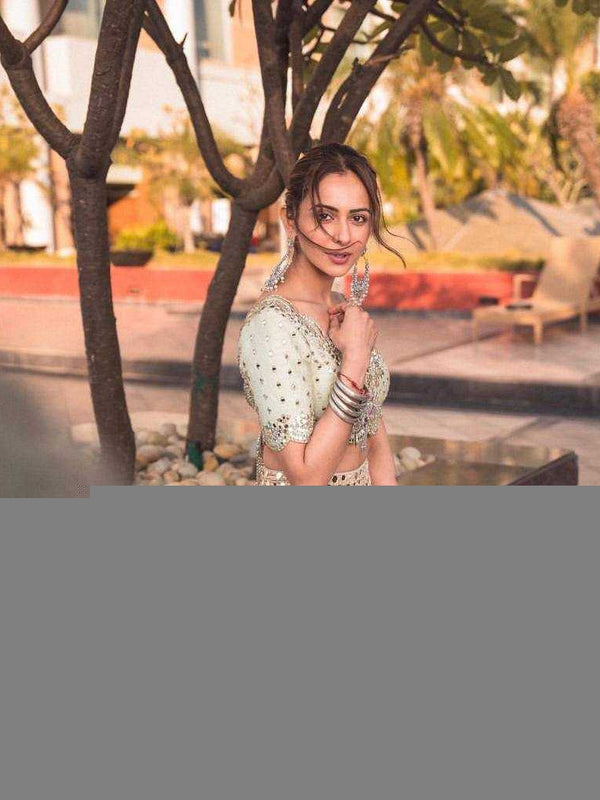 Mulberry RIN213 H5 Lehengas Wedding Collections Bollywood Collections Wholesale Designer Lehenga Wedding Lehenga Rakul Preet