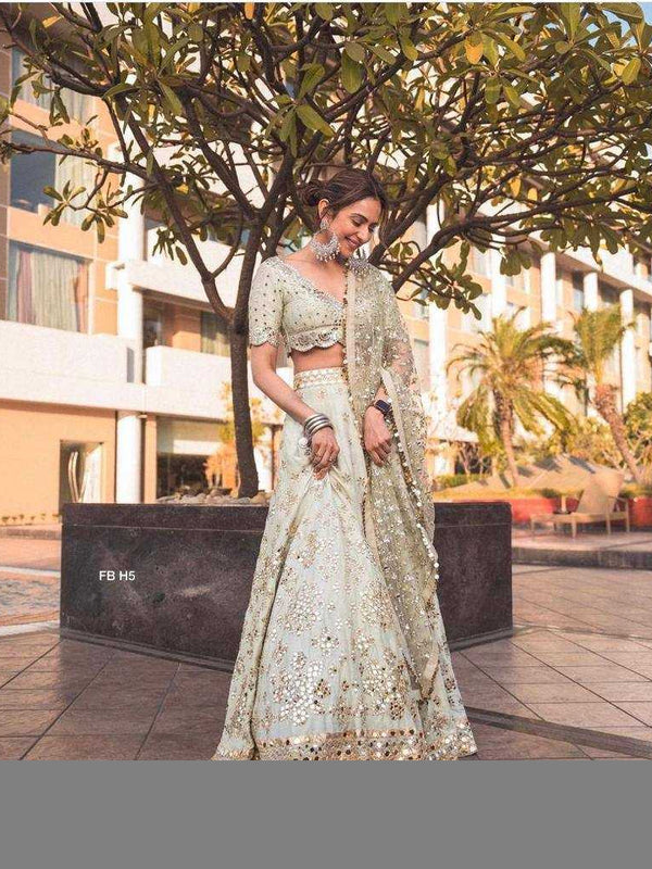 Mulberry RIN213 H5 Lehengas Wedding Collections Bollywood Collections Wholesale Designer Lehenga Wedding Lehenga Rakul Preet