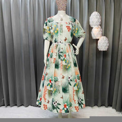 Muslin Cotton RIN207 3044 Gowns Wholesale Printed Gowns Fancy Gowns Party Gowns