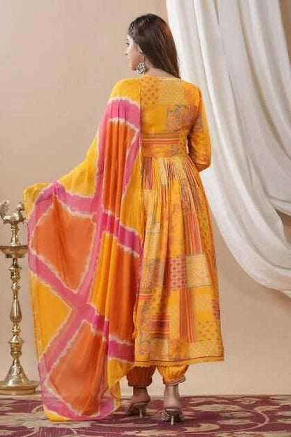 Muslin Silk RIN222 1066 Suits & Dresses Gowns Festive Collections Wholesale Printed Gowns Designer Suits Silk Gowns