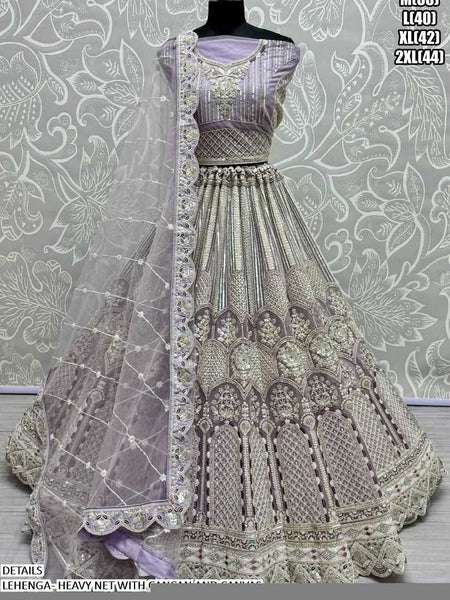 Net RIN197 2667 Presenting Party Wear STICHED Lehengas Wholesale Designer Lehenga Bridal Lehenga Net Lehenga Choli Mirror Work Lehenga