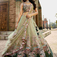 Net RIN197 2745 Lehengas Wholesale Designer Lehenga Fancy Lehenga Wedding Lehenga