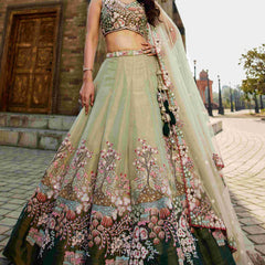 Net RIN197 2745 Lehengas Wholesale Designer Lehenga Fancy Lehenga Wedding Lehenga