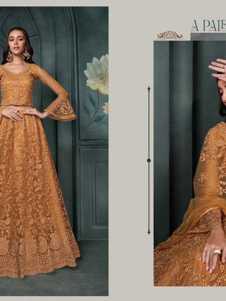 Net RIN197 Alizeh-Bridal Heritage Vol-5 -2204 Lehengas Wedding Collections Festive Collections Wholesale Designer Lehenga Net Fancy Lehenga Heavy Lehenga