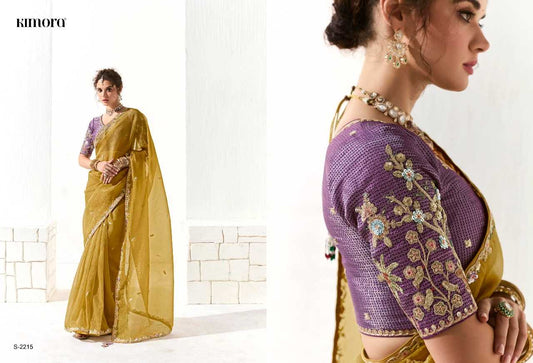 Organza RIN197 2831 Sarees Wholesale Designer Sarees Party Wear Sarees Bridal Sarees
