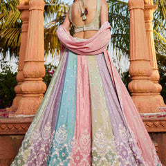 Poly Chiffon RIN197 2656 Lehengas Wholesale Designer Lehenga Fancy Lehenga Chiffon Lehenga