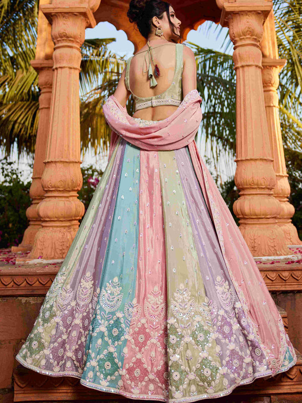 Poly Chiffon RIN197 2656 Lehengas Wholesale Designer Lehenga Fancy Lehenga Chiffon Lehenga