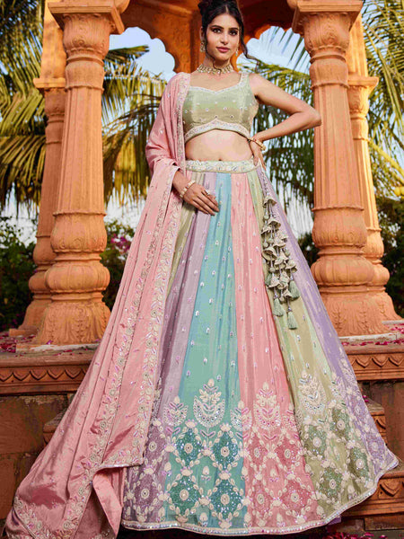 Poly Chiffon RIN197 2656 Lehengas Wholesale Designer Lehenga Fancy Lehenga Chiffon Lehenga