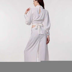 Poly Crepe RIN197 4494 Western Wears Wholesale Co-ord Set Tops One Piece Dress