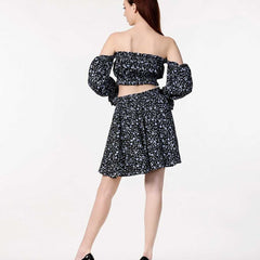 Poly Crepe RIN197 4494 Western Wears Wholesale Co-ord Set Tops One Piece Dress