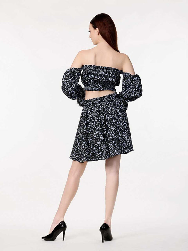 Poly Crepe RIN197 4494 Western Wears Wholesale Co-ord Set Tops One Piece Dress