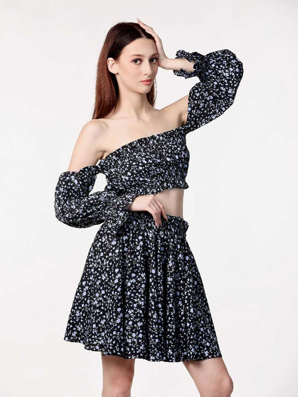 Poly Crepe RIN197 4494 Western Wears Wholesale Co-ord Set Tops One Piece Dress