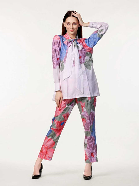 Poly Crepe RIN197 4494 Western Wears Wholesale Co-ord Set Tops One Piece Dress