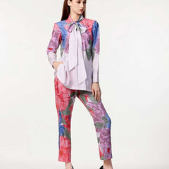 Poly Crepe RIN197 4494 Western Wears Wholesale Co-ord Set Tops One Piece Dress