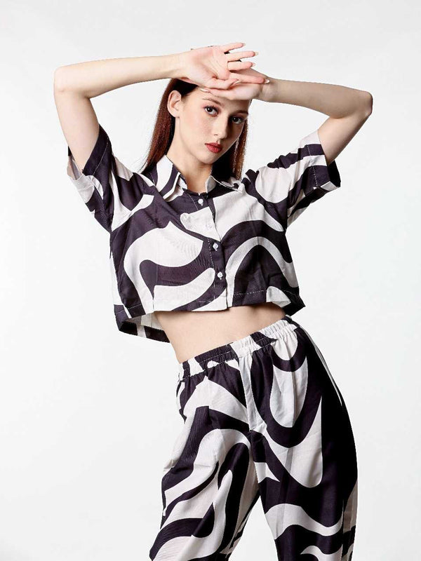 Poly Crepe RIN197 4494 Western Wears Wholesale Co-ord Set Tops One Piece Dress