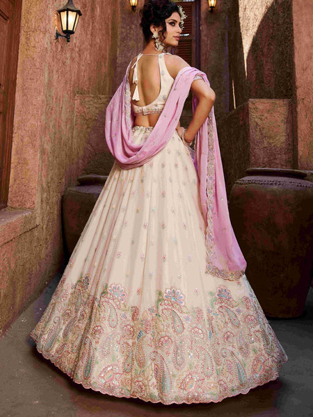 Poly Georgette RIN197 2656 Lehengas Wholesale Designer Lehenga Fancy Lehenga Bridal Lehenga