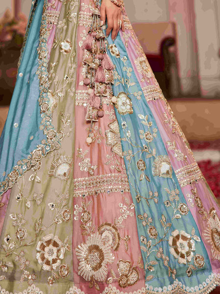 Poly Georgette RIN197 2744 Lehengas Wholesale Designer Lehenga Wedding Lehenga Embroidered Lehenga