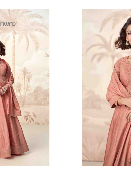 Premium Silk RIN184 AASHIRWAD RAGINI Gowns Wholesale Fancy Gowns Embroidery Gowns Designer Gowns