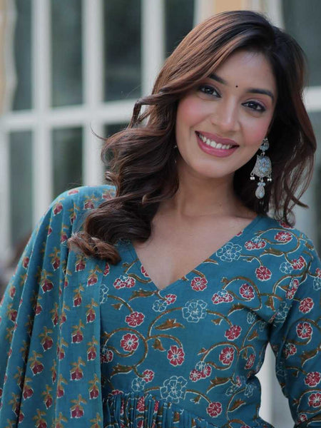 Pure Cotton KESH491 9225 Suits & Dresses Wholesale Ladies Suits Printed Suits Anarkali Suits