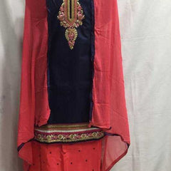 PURE COTTON RIN131 Panjabi Kudi SUITS & DRESSES WHOLESALE EMBROPIDERY UNSTITCHED COTTON PUNJABI SUITS