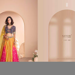 Pure Silk RIN197 2552 Lehengas Wedding Collections Festive Collections Wholesale Designer Lehenga Silk Lehenga Wedding Lehenga