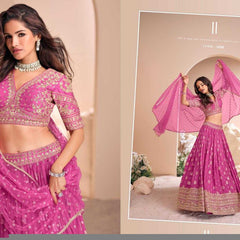 Pure Silk RIN197 2552 Lehengas Wedding Collections Festive Collections Wholesale Designer Lehenga Silk Lehenga Wedding Lehenga