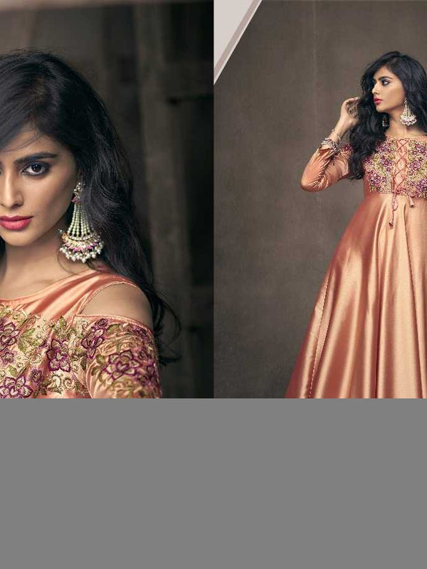 pure Soft RIN197 4074 Gowns Wholesale Fancy Gowns Embroidery Gowns Designer Gowns