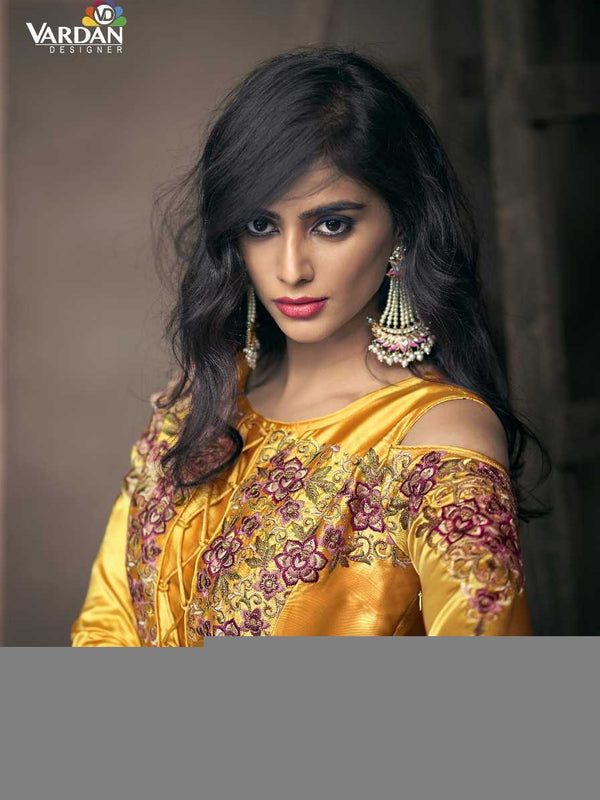 pure Soft RIN197 4074 Gowns Wholesale Fancy Gowns Embroidery Gowns Designer Gowns